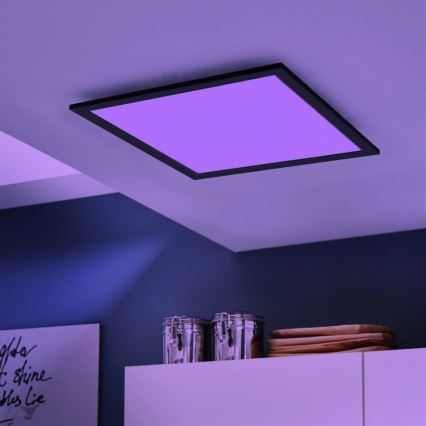 Eglo - Plafonnier à intensité variable RGB SALOBRENA-C LED/30,5W/230V + télécommande