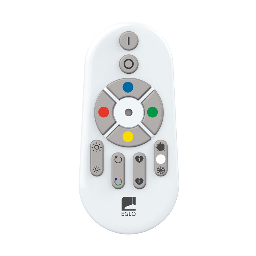 Eglo - Plafonnier à intensité variable RGB SALOBRENA-C LED/30,5W/230V + télécommande