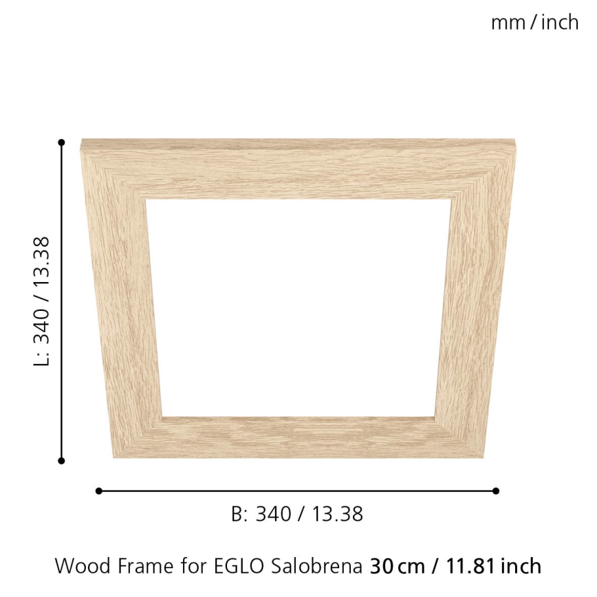 Eglo 99421 - Cadre pour plafonnier SALOBRENA 300x300 mm