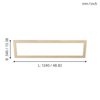 Eglo - Cornice per lampada  SALOBRENA 300x1200 mm