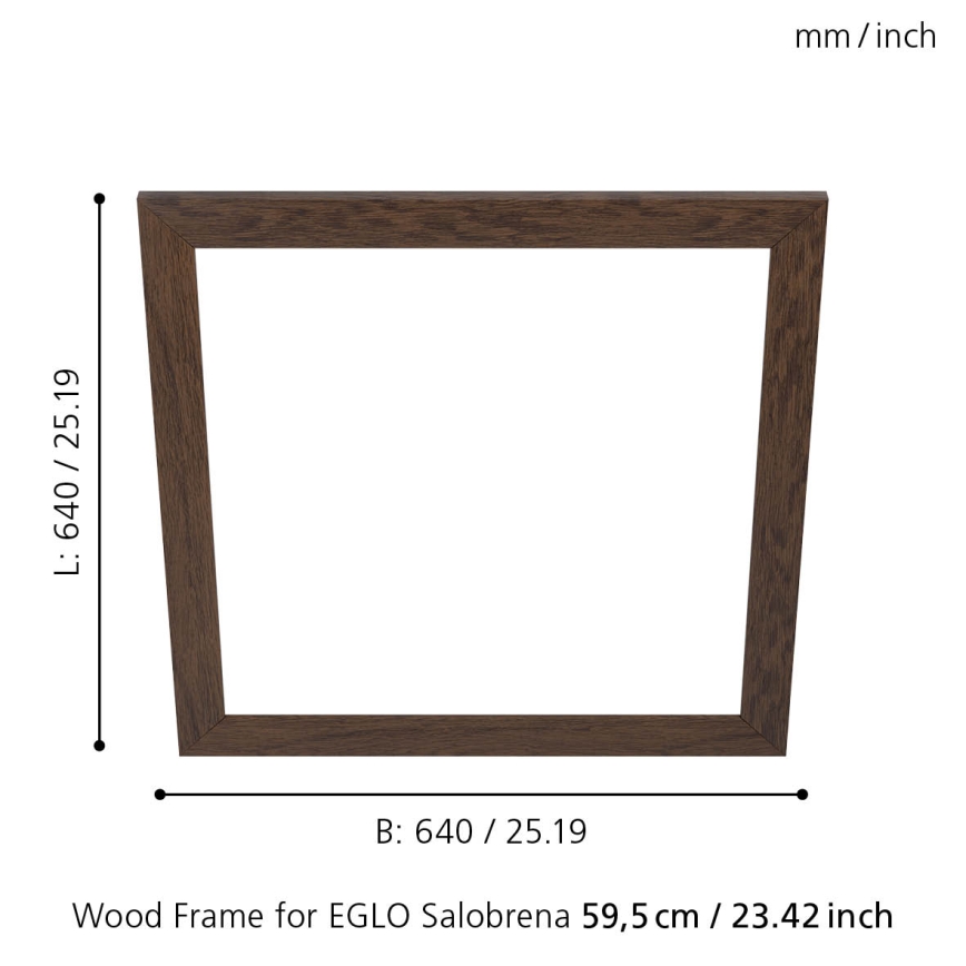 Eglo - Cornice per lampada SALOBRENA 595x595 mm