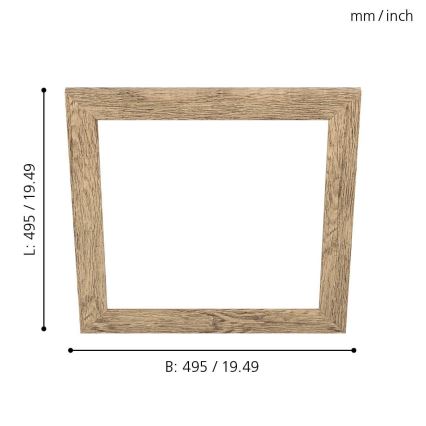 Eglo - Cadre pour luminaire SALOBRENA 450x450 mm