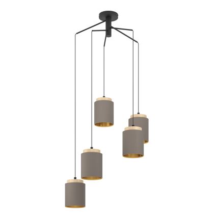 Eglo 99447 - Pendelleuchte mit Kabel ALBARIZA 5xE27/40W/230V im Spinnen-Design
