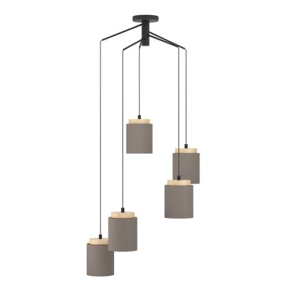 Eglo 99447 - Suspension sur câble ALBARIZA 5xE27/40W/230V, style araignée