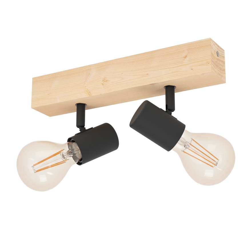 Eglo - Spot TOWNSHEND 2xE27/60W/230V - FSC certifié