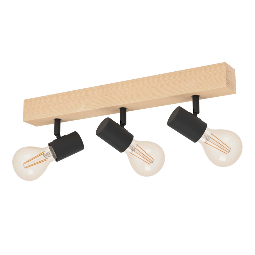 Eglo - Faretto TOWNSHEND 3xE27/60W/230V - FSC certificato