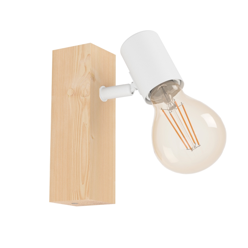 Eglo - Faretto da parete TOWNSHEND 1xE27/10W/230V - FSC certificato