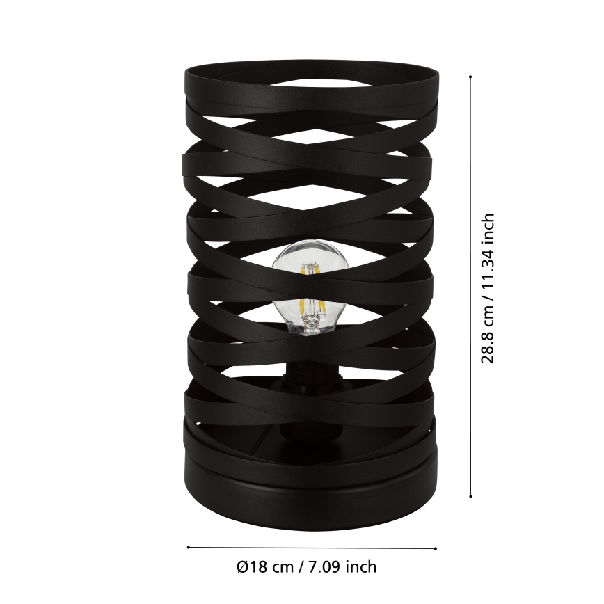 Eglo - Lampada da tavolo 1xE27/40W/230V