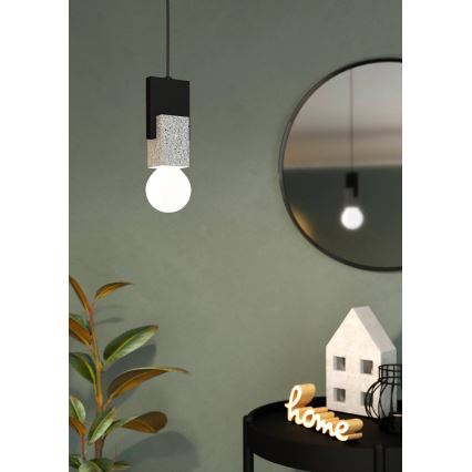 Eglo 99531 - Lampadario a sospensione con cavo LOBATIA 1xE27/40W/230V