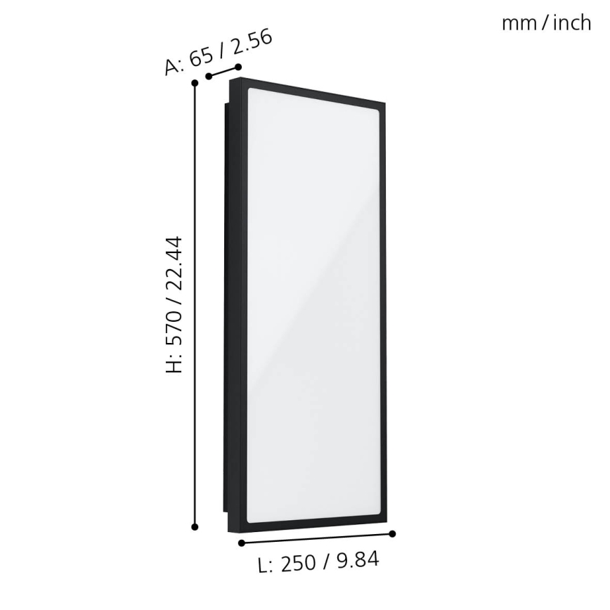 Eglo - Applique murale LED extérieur LED/18,5W/230V IP44