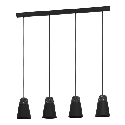 Eglo 99545 - Pendelleuchte CANTERRAS mit Seilaufhängung 4xE27/40W/230V