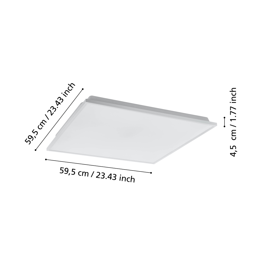 Eglo - Plafoniera LED dimmerabile LED/31,8W/230V 2700-6500K ZigBee
