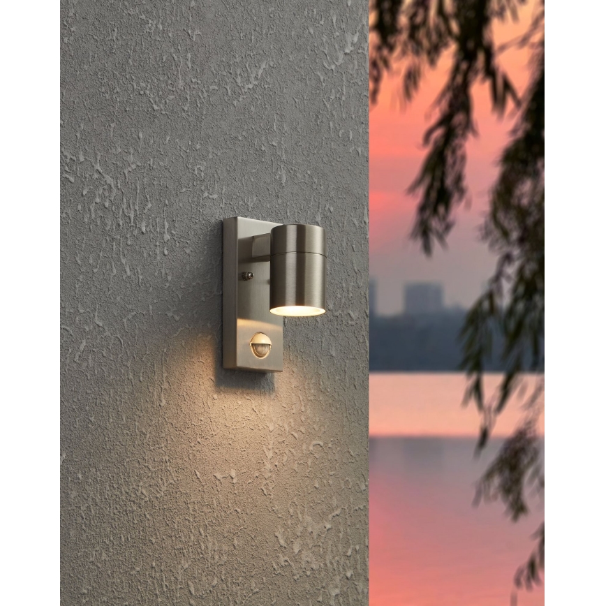 Eglo - Applique LED da esterno con sensore 1xGU10/3W/230V IP44