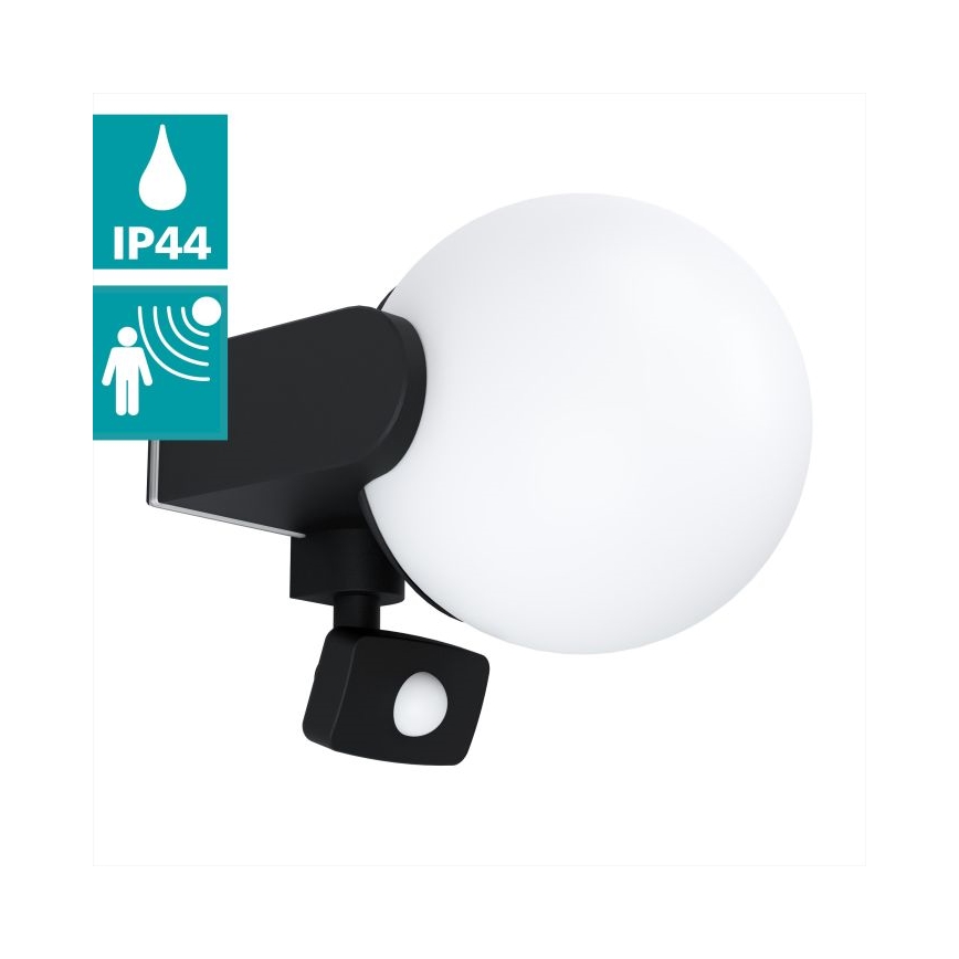 Eglo - Applique da esterno con sensore 1xE27/15W/230V IP44