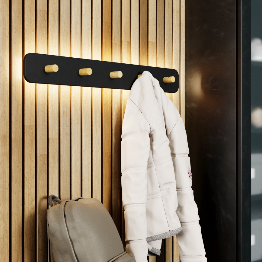 Eglo - Patère murale avec un luminaire LED/18W/230V