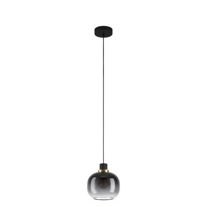 Eglo - Lampadario a sospensione con filo 1xE27/40W/230V grigio