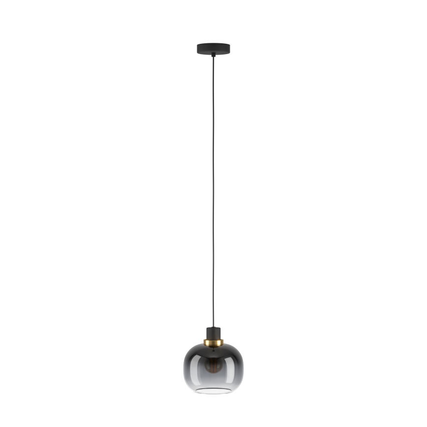 Eglo - Lampadario a sospensione con filo 1xE27/40W/230V grigio