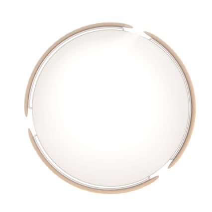 Eglo - LED-Deckenleuchte, 20 W, 230 V, Ø 37 cm, beige