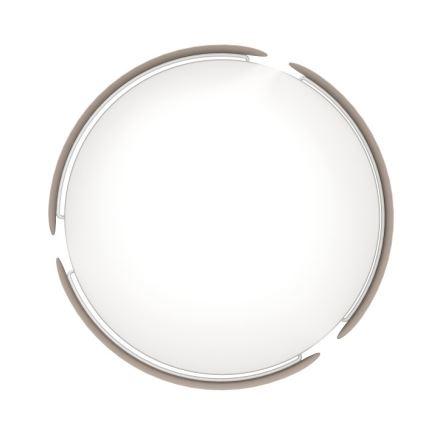 Eglo - Plafoniera LED/20W/230V Ø 37 cm marrone