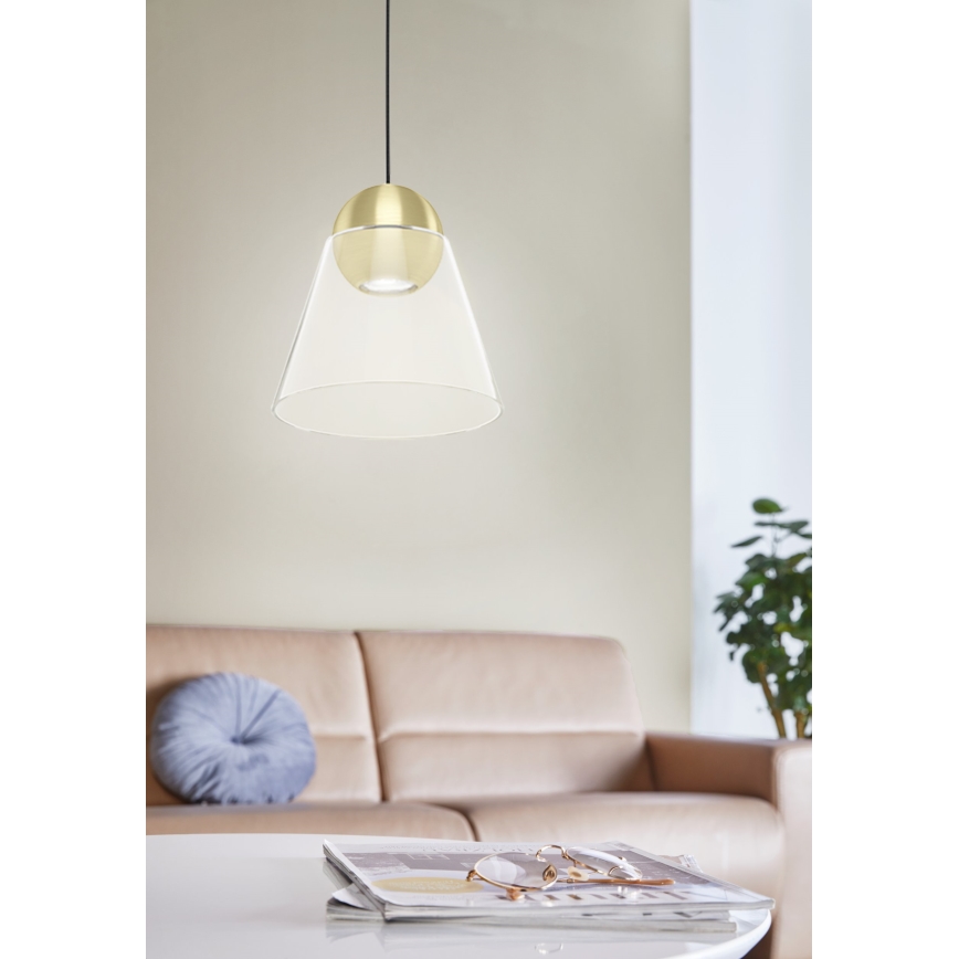 Eglo - Lampadario LED su corda 1xGU10/4,5W/230V