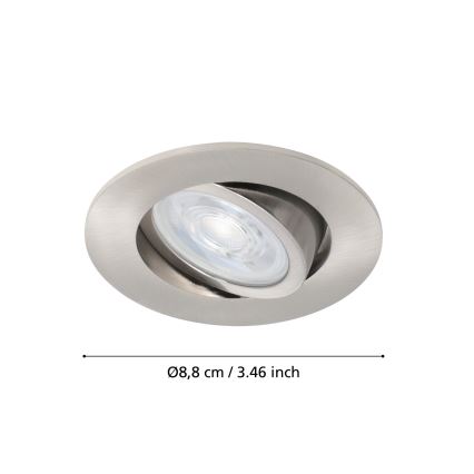 Eglo - Dimmbare LED-RGBW-Einbauleuchte LED/5W/230V ZigBee