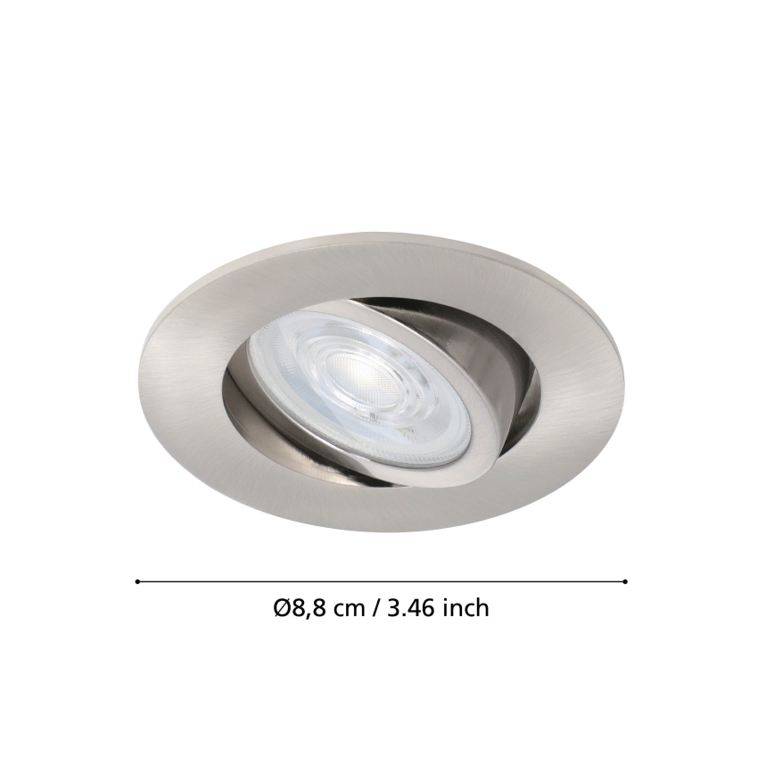 Eglo - Dimmbare LED-RGBW-Einbauleuchte LED/5W/230V ZigBee