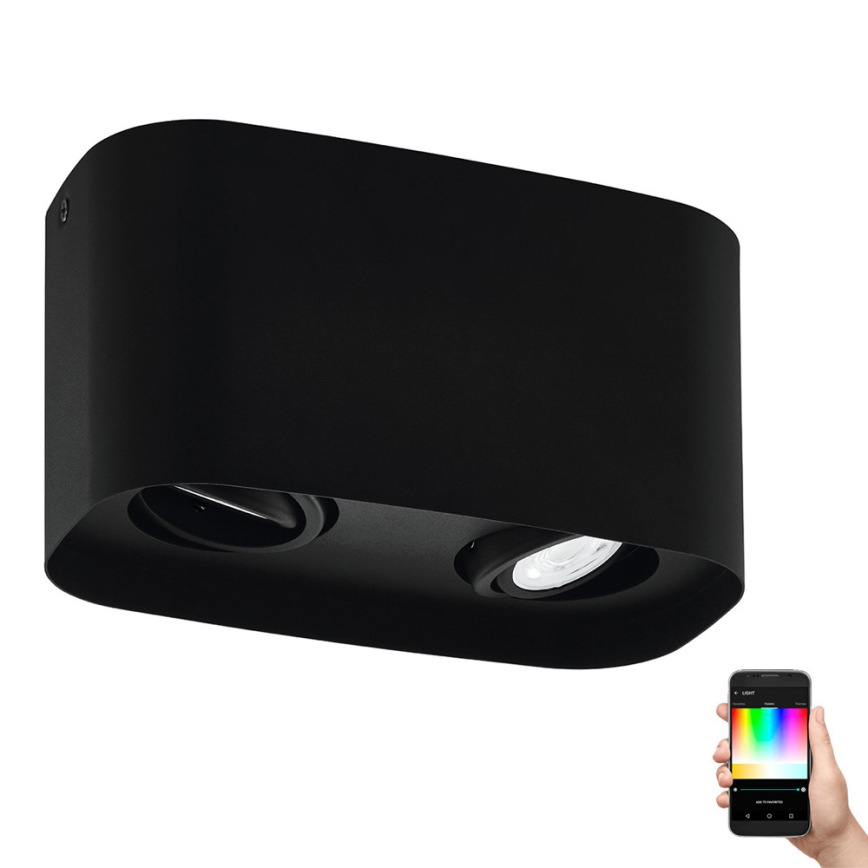 Eglo - Faretto LED RGBW Dimmerabile 2xGU10/5W/230V ZigBee