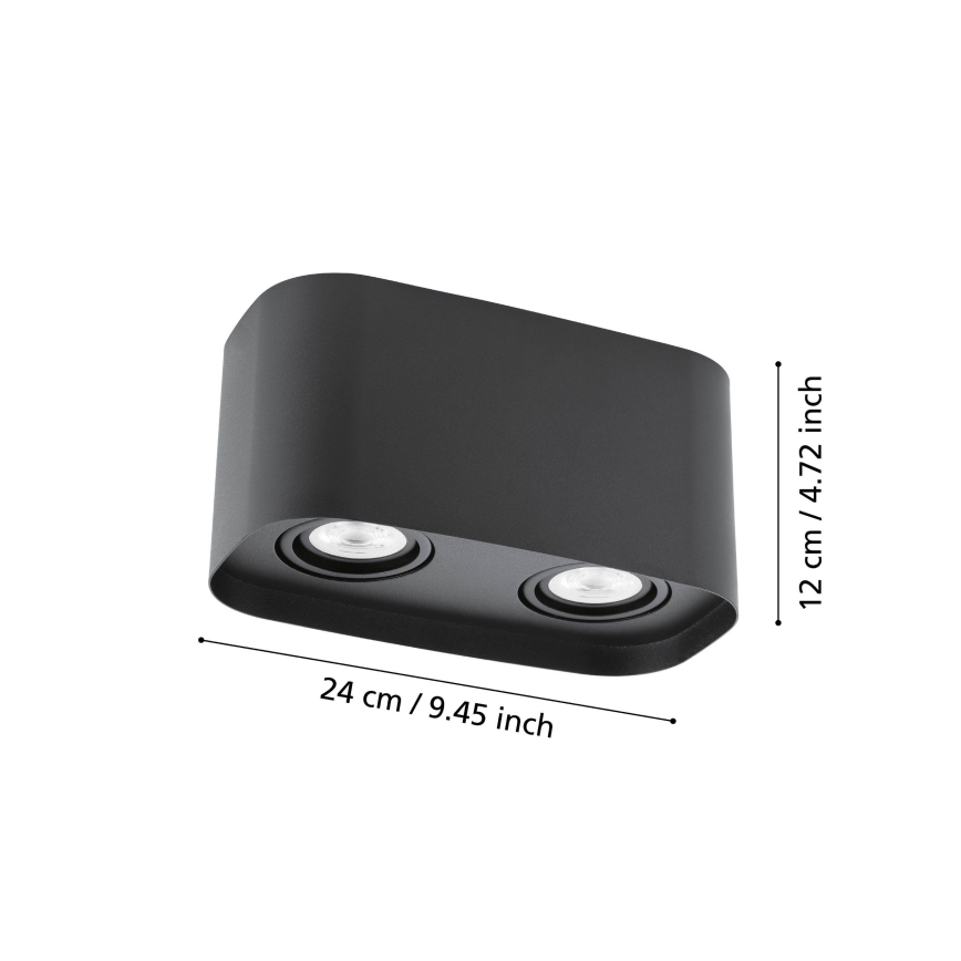 Eglo - Faretto LED RGBW Dimmerabile 2xGU10/5W/230V ZigBee