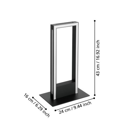 Eglo - Lampada da tavolo LED dimmerabile LED/16W/230V 2700-6500K