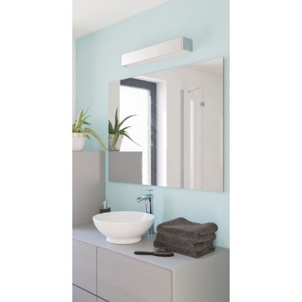 Eglo - Applique a LED da bagno LED/26,5W/230V 3000K IP44 cromo opaco