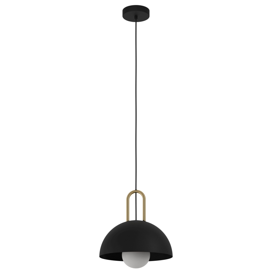 Eglo - Lampadario su corda  1xE27/40W/230V nero