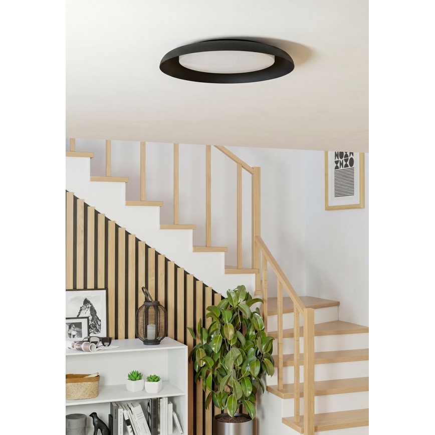 Eglo 99703 - LED-Deckenleuchte PENJAMO LED/17,1W/230V schwarz