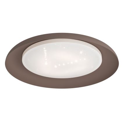 Eglo 99704 - Plafonnier LED PENJAMO, 17,1 W/230 V, marron