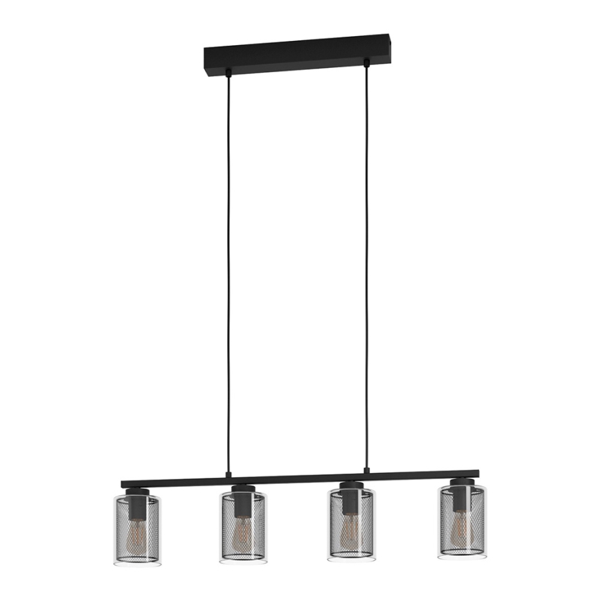Eglo - Suspension filaire 4xE27/40W/230V