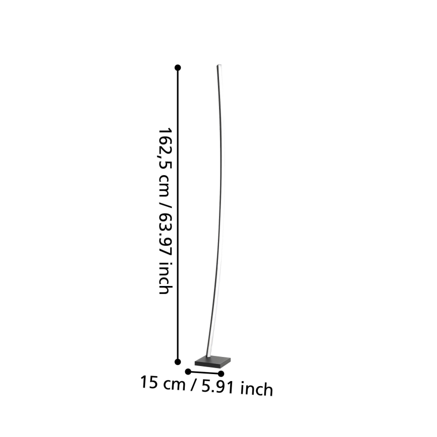 Eglo - Lampada da terra a LED LED/25,7W/230V