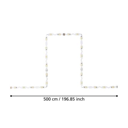 Eglo - Striscia LED Dimmerabile 5m LED/23W/24/230V 2700-6500K + telecomando