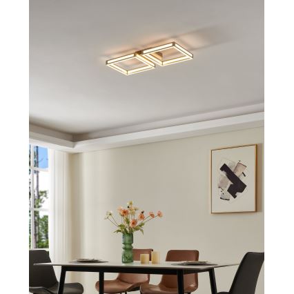 Eglo - plafonnier LED 2xLED/11,2W/230V chrome mat