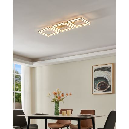 Eglo - LED-Deckenleuchte 3xLED/11,2W/230V mattchrom
