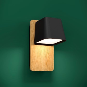 Eglo - Applique 1xE27/40W/230V nero/marrone