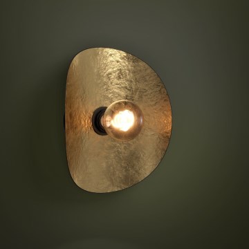 Eglo - Applique 1xE27/40W/230V nero/oro