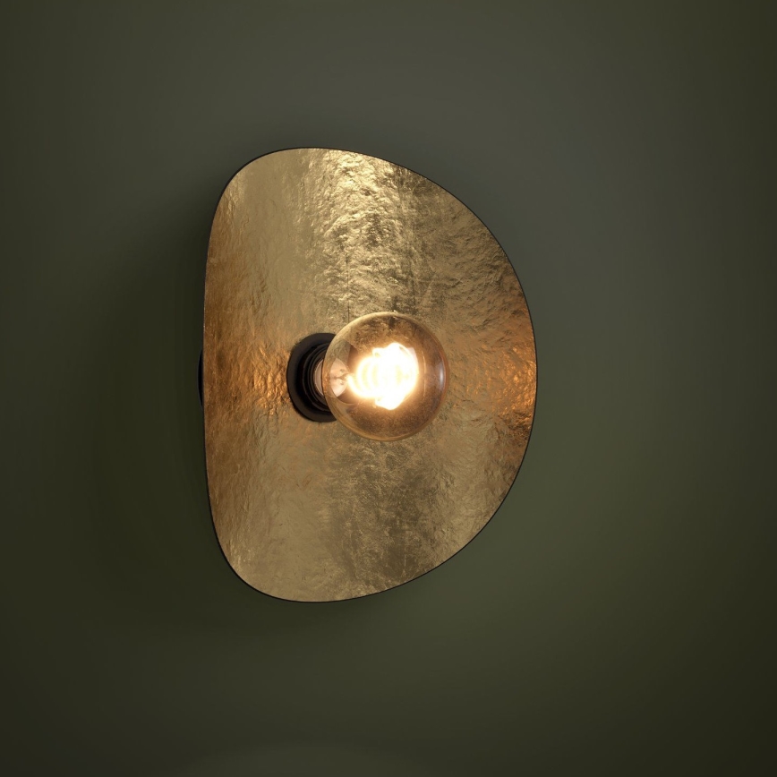 Eglo - Applique 1xE27/40W/230V nero/oro