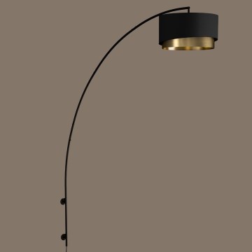 Eglo - Applique 1xE27/40W/230V nero/oro