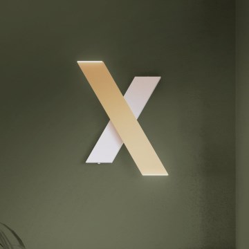 Eglo - Applique a LED 2xLED/5W/230V 3000K oro/bianco