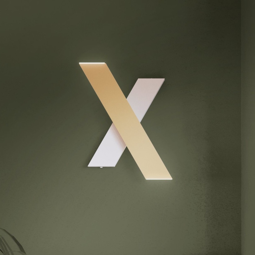 Eglo - Applique a LED 2xLED/5W/230V 3000K oro/bianco