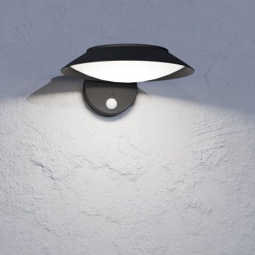 Eglo - Applique a LED solare con sensore LED/7W/3,7V IP44