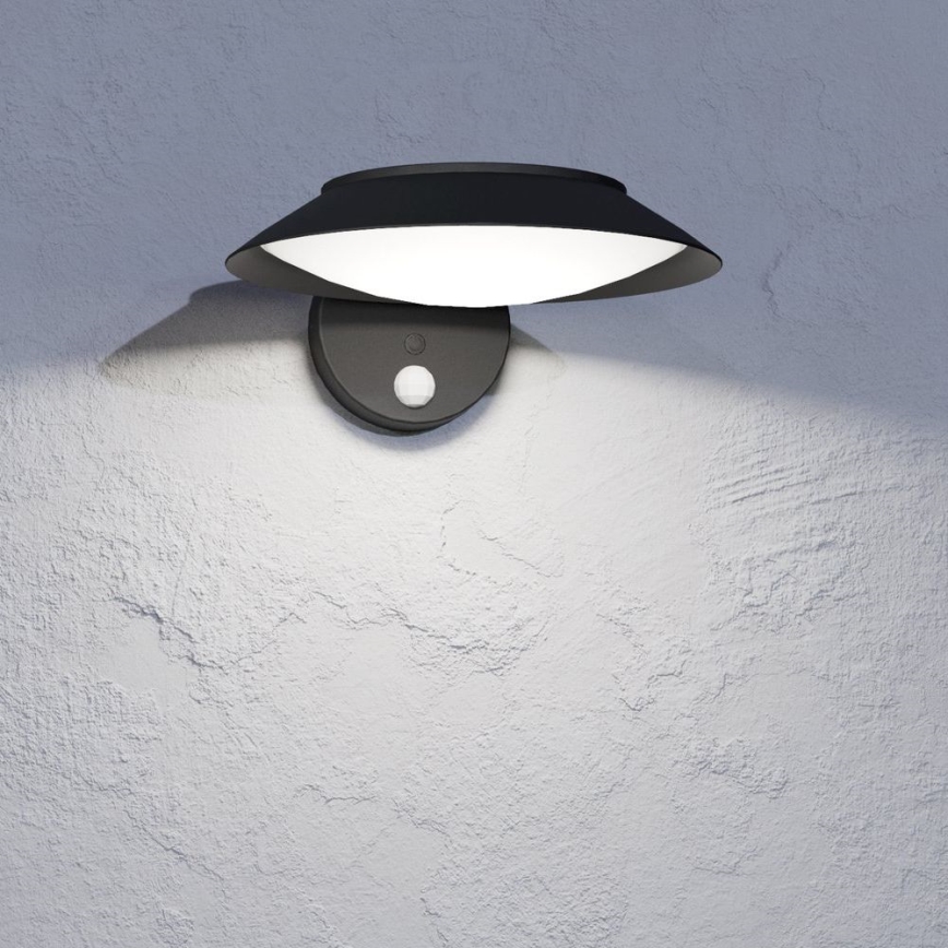 Eglo - Applique a LED solare con sensore LED/7W/3,7V IP44