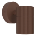 Eglo - Applique da esterno 1xGU10/28W/230V IP44 marrone
