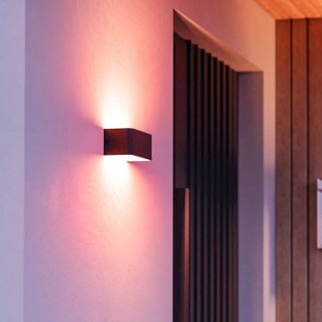 Eglo - Applique da esterno dimmerabile LED RGBW LED/10W/230V 2700-6500K IP55 nero
