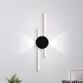Eglo - Applique LED/20W/230V + LED/0,91W, nera
