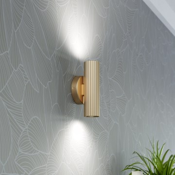 Eglo - Applique murale 2xGU10/5W/230V dorée